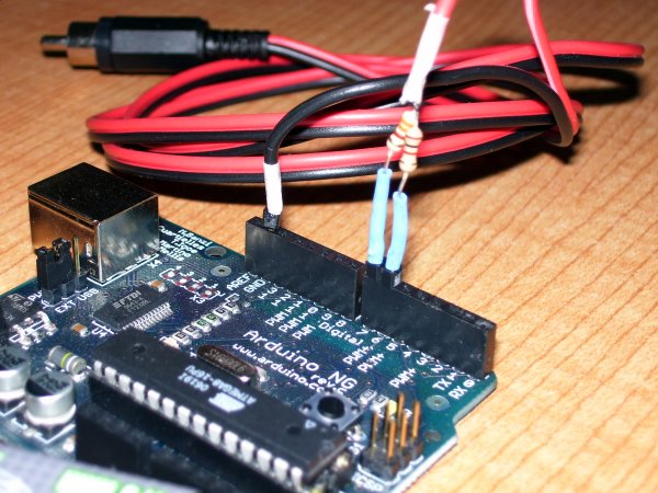 DAC detail on Arduino pins 6 and 7